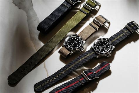 how to put nato strap on rolex|rolex submariner suede strap.